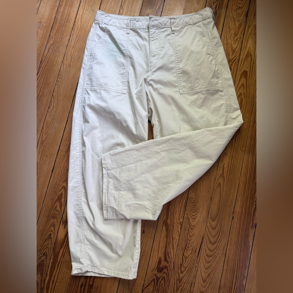 High Rise Barrel Khakis - Picture 2 of 5
